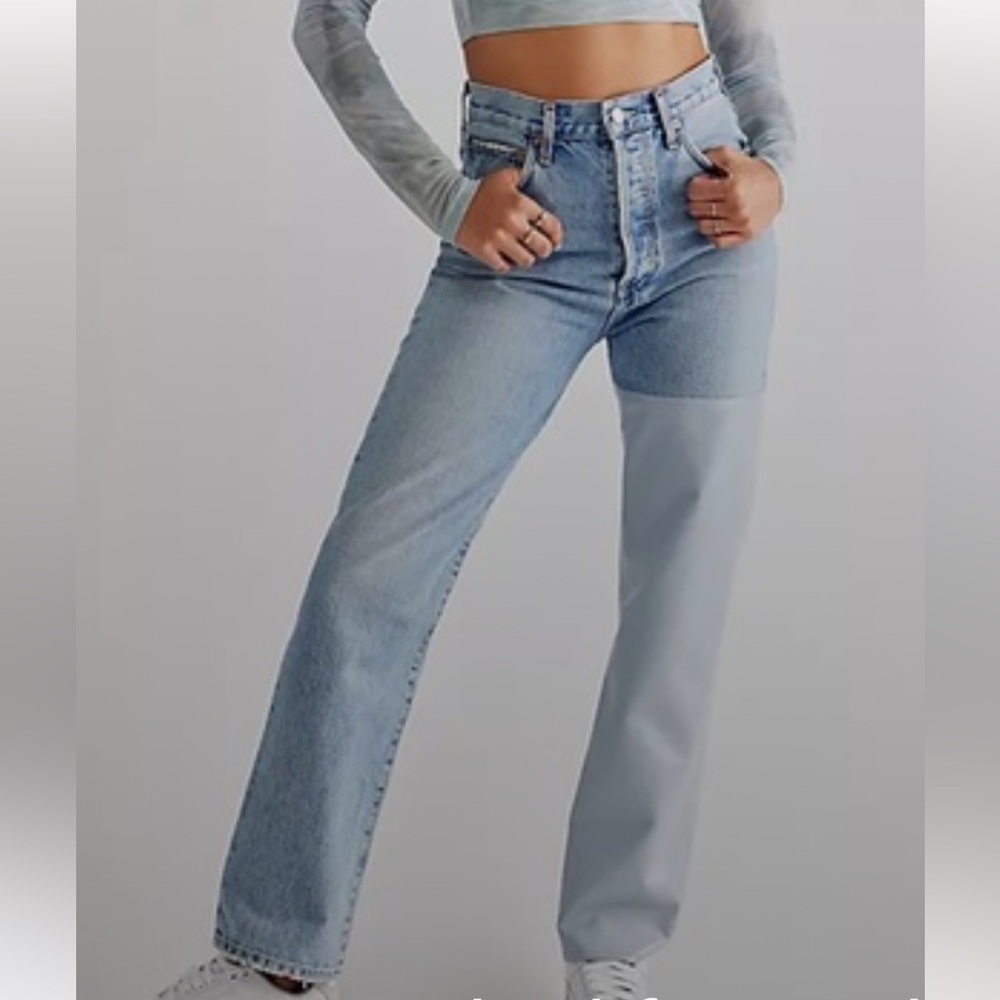 NWT Sold Out Agolde Pieced 90’s Pinch Waist Jeans